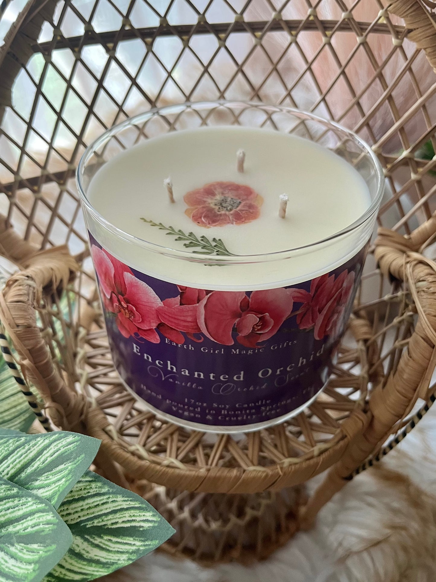 Enchanted Orchid 17oz Soy Candle