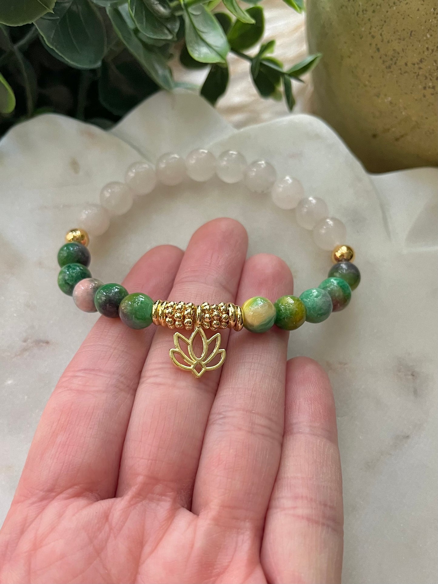 Lotus Rebirth Beaded Bracelets