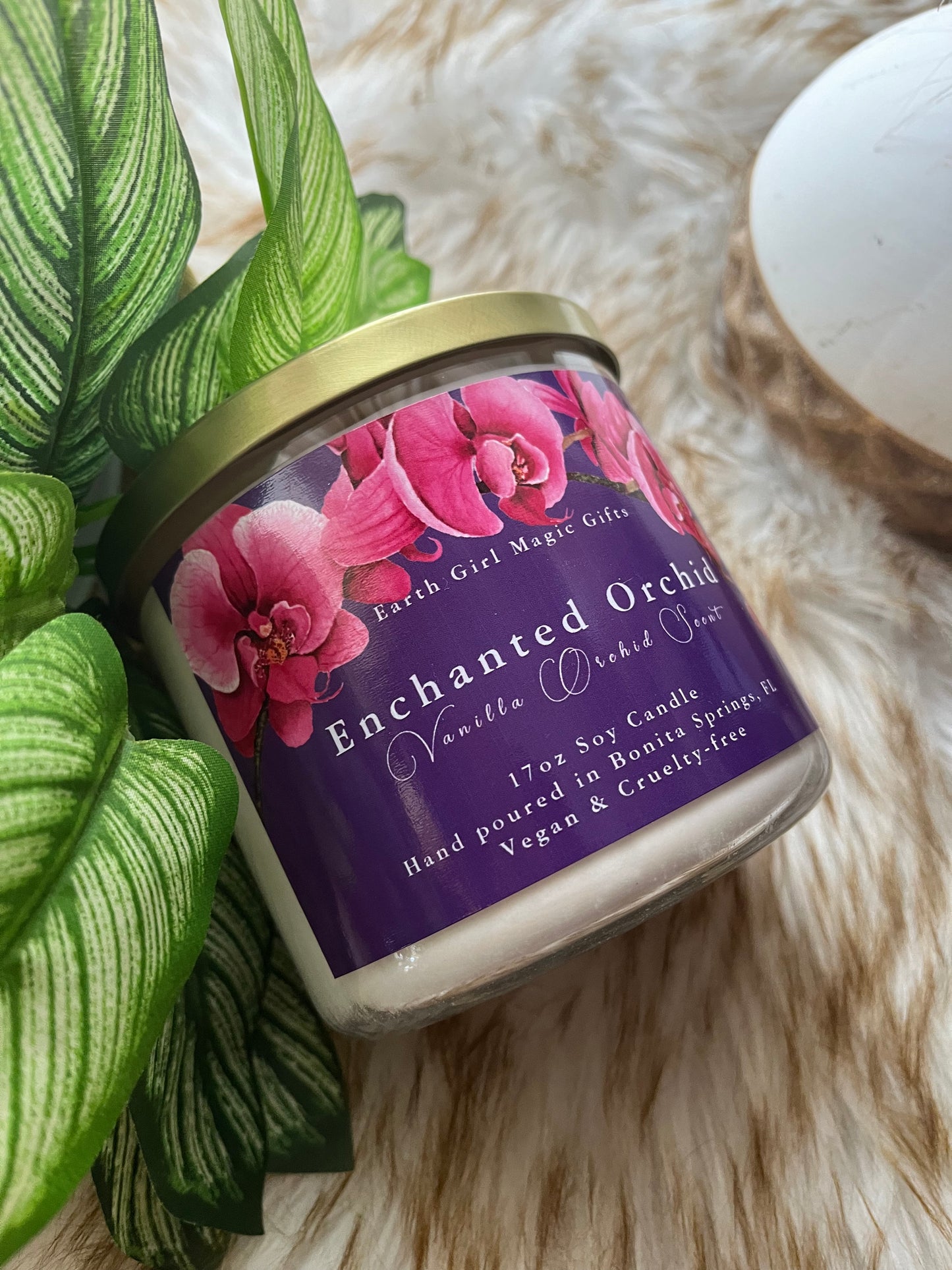 Enchanted Orchid 17oz Soy Candle