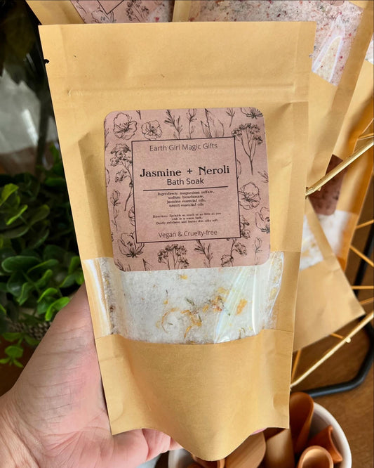 Jasmine + Neroli Essential Oil Bath Soak