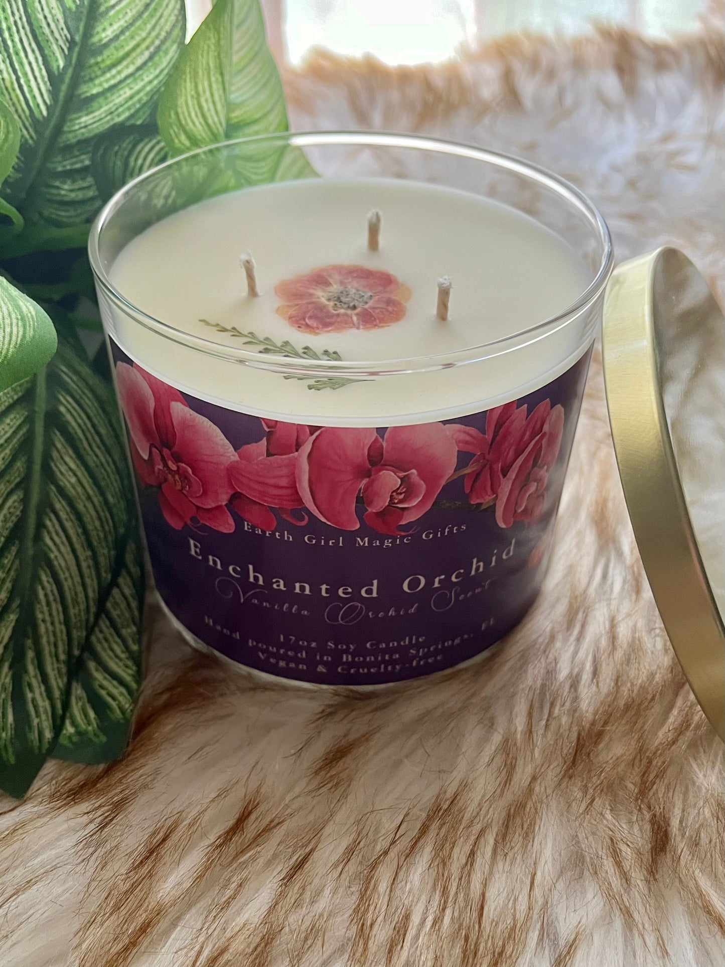 Enchanted Orchid 17oz Soy Candle