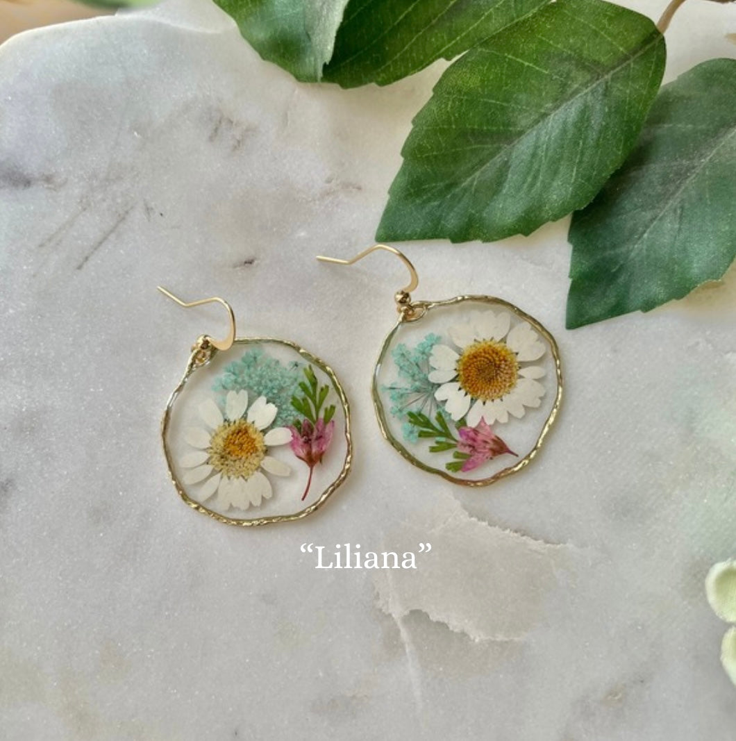 The Bouquet Collection of Resin Flower Earrings