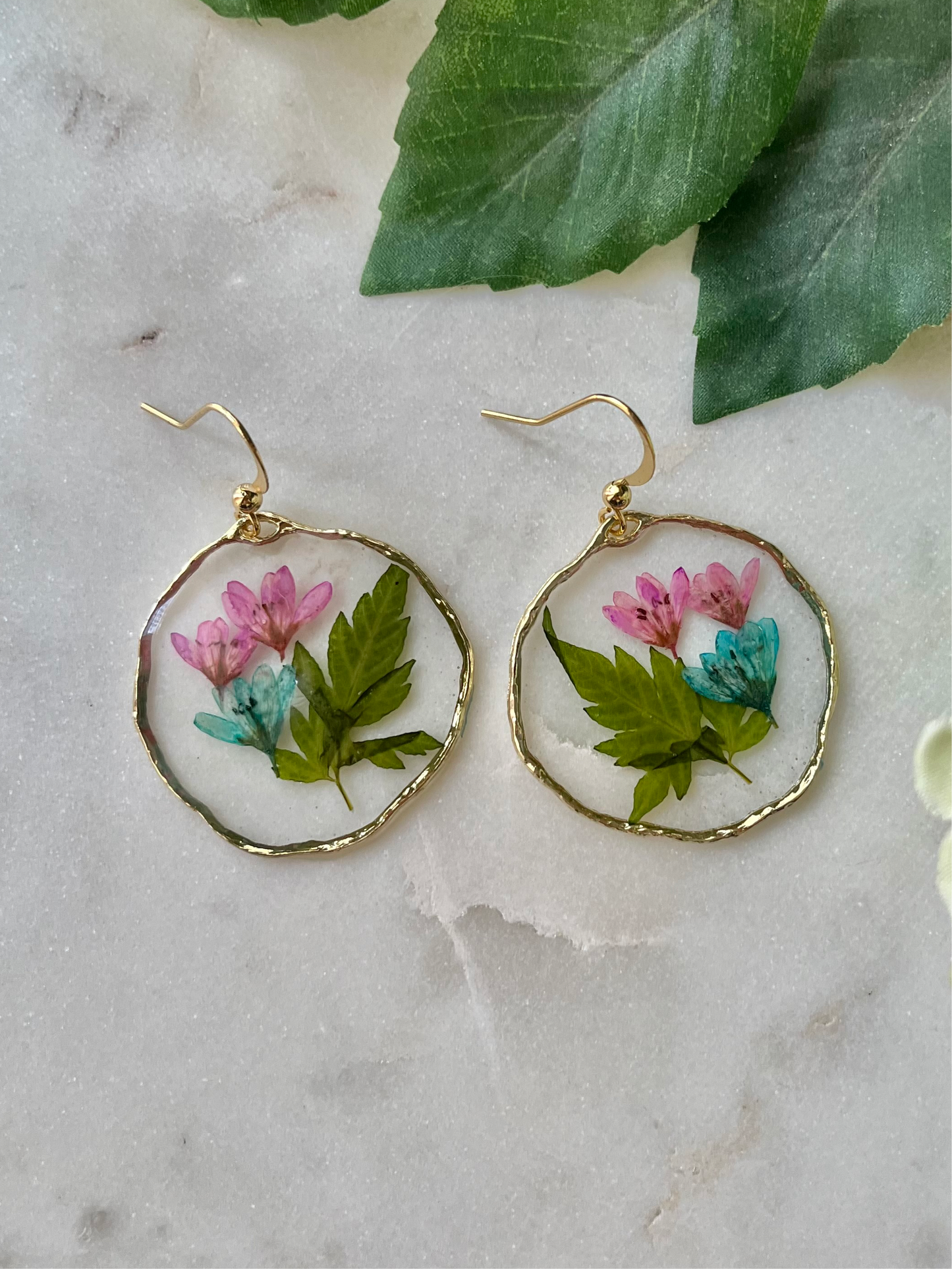 The Bouquet Collection of Resin Flower Earrings