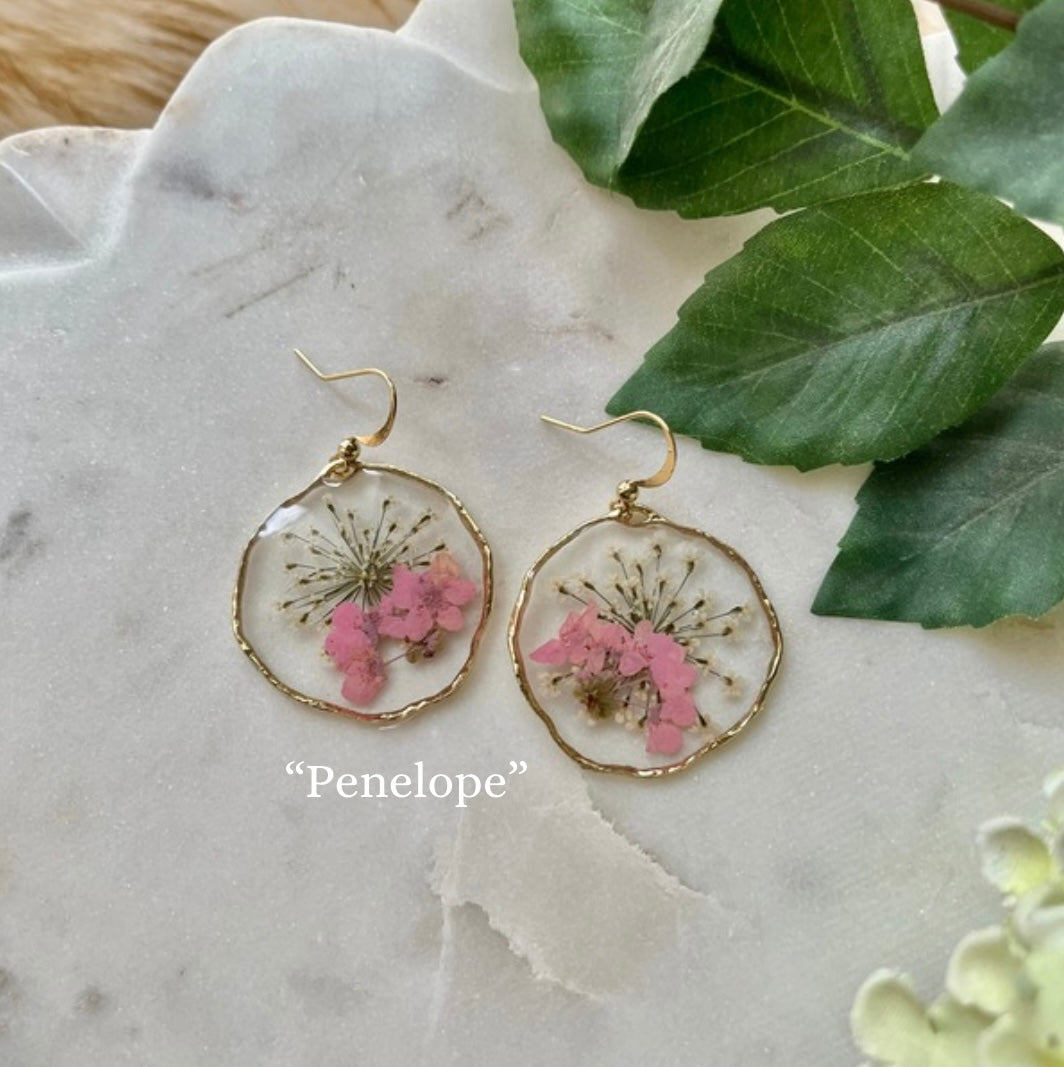 The Bouquet Collection of Resin Flower Earrings