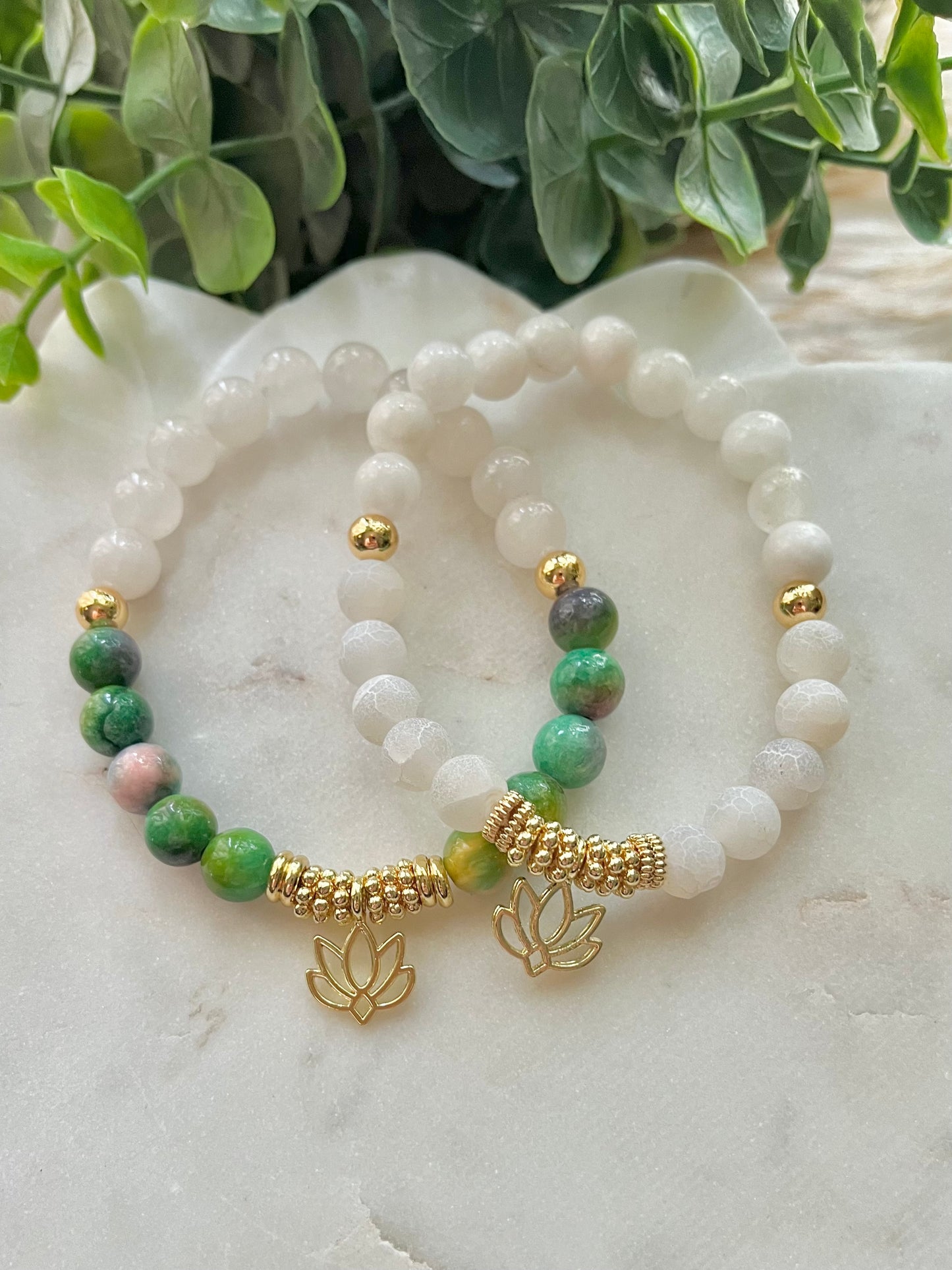 Lotus Rebirth Beaded Bracelets