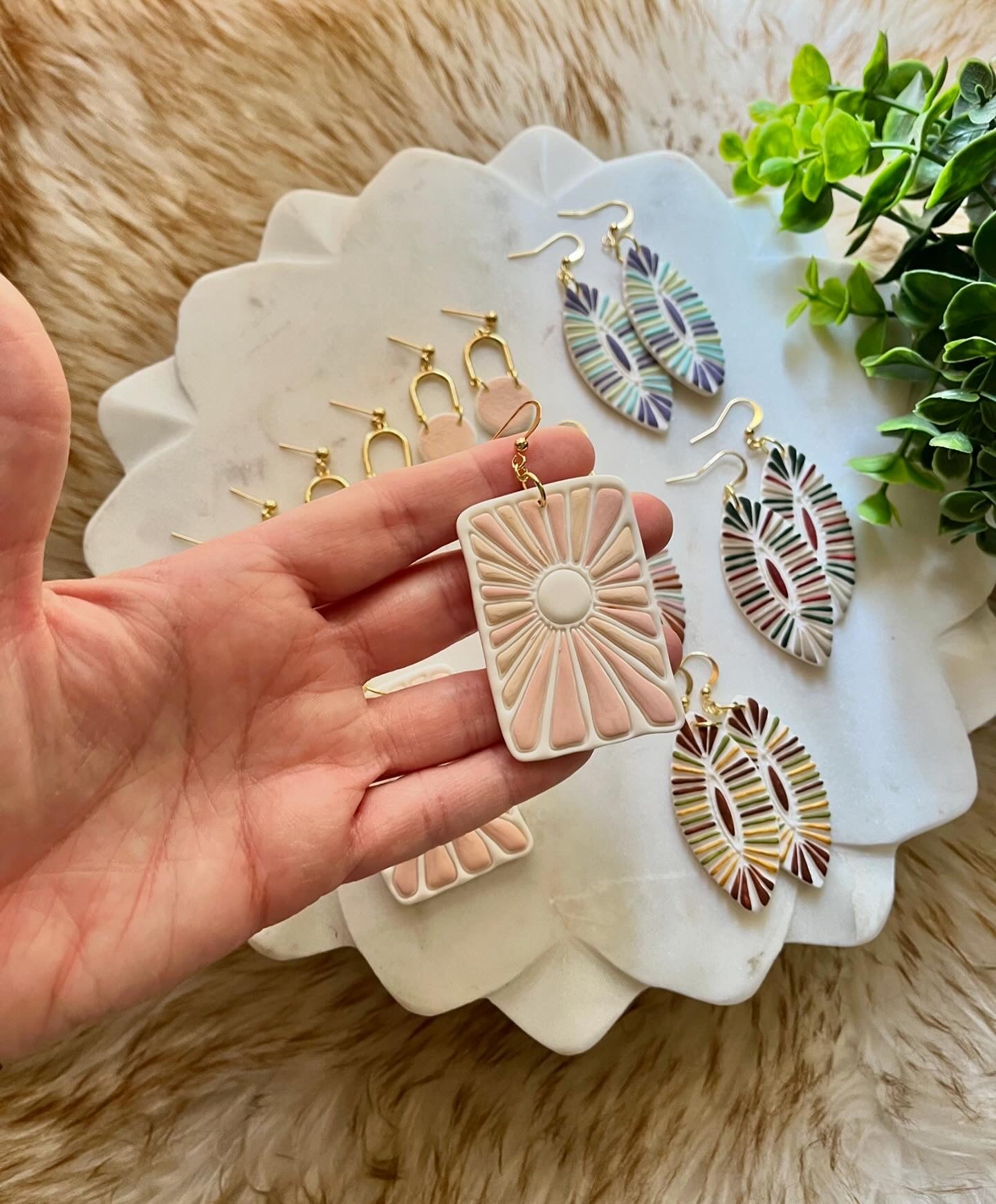 The Artisan’s Palette Collection of Clay Earrings