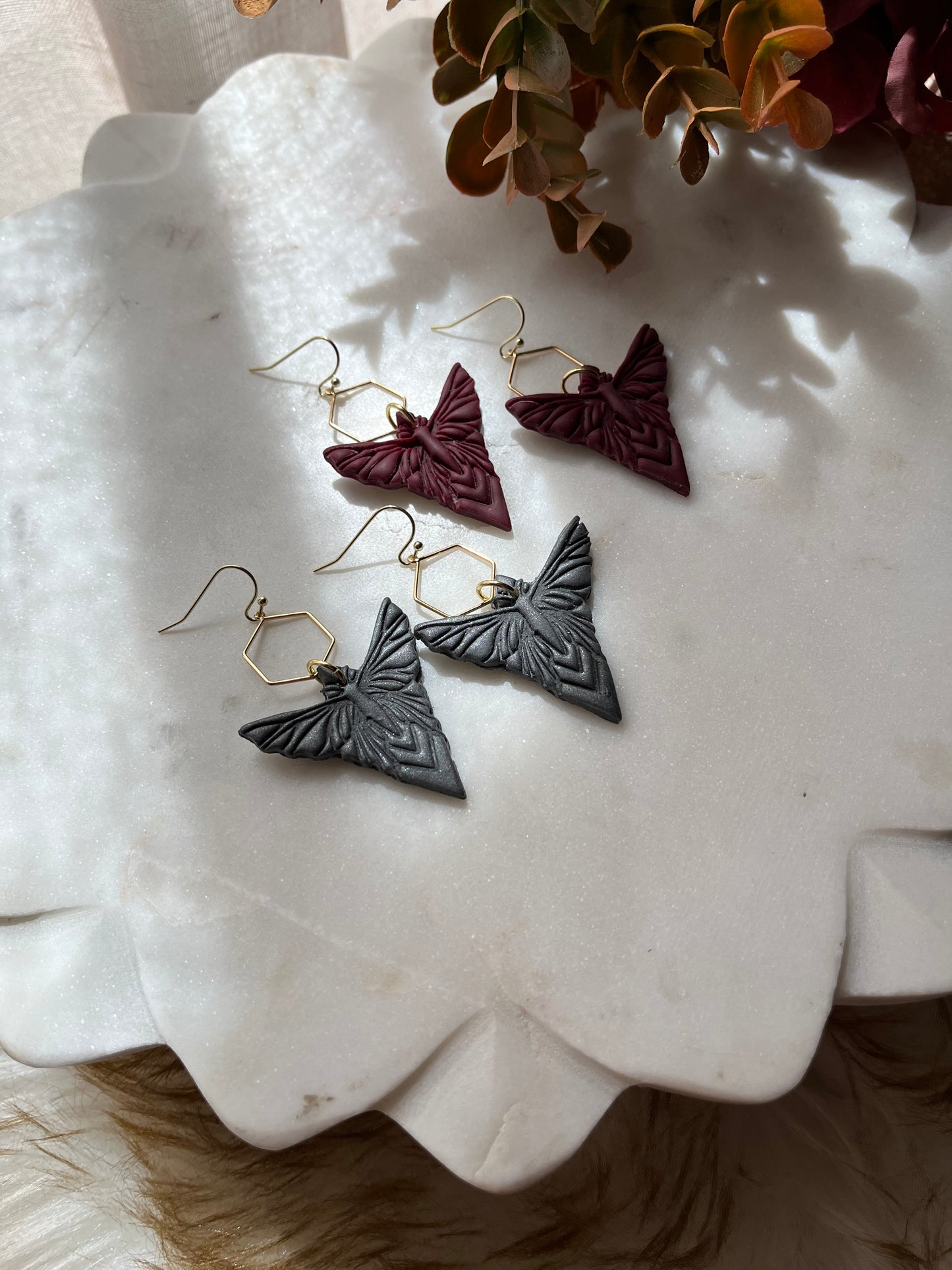 Autumn’s Mystical Collection of Clay Earrings