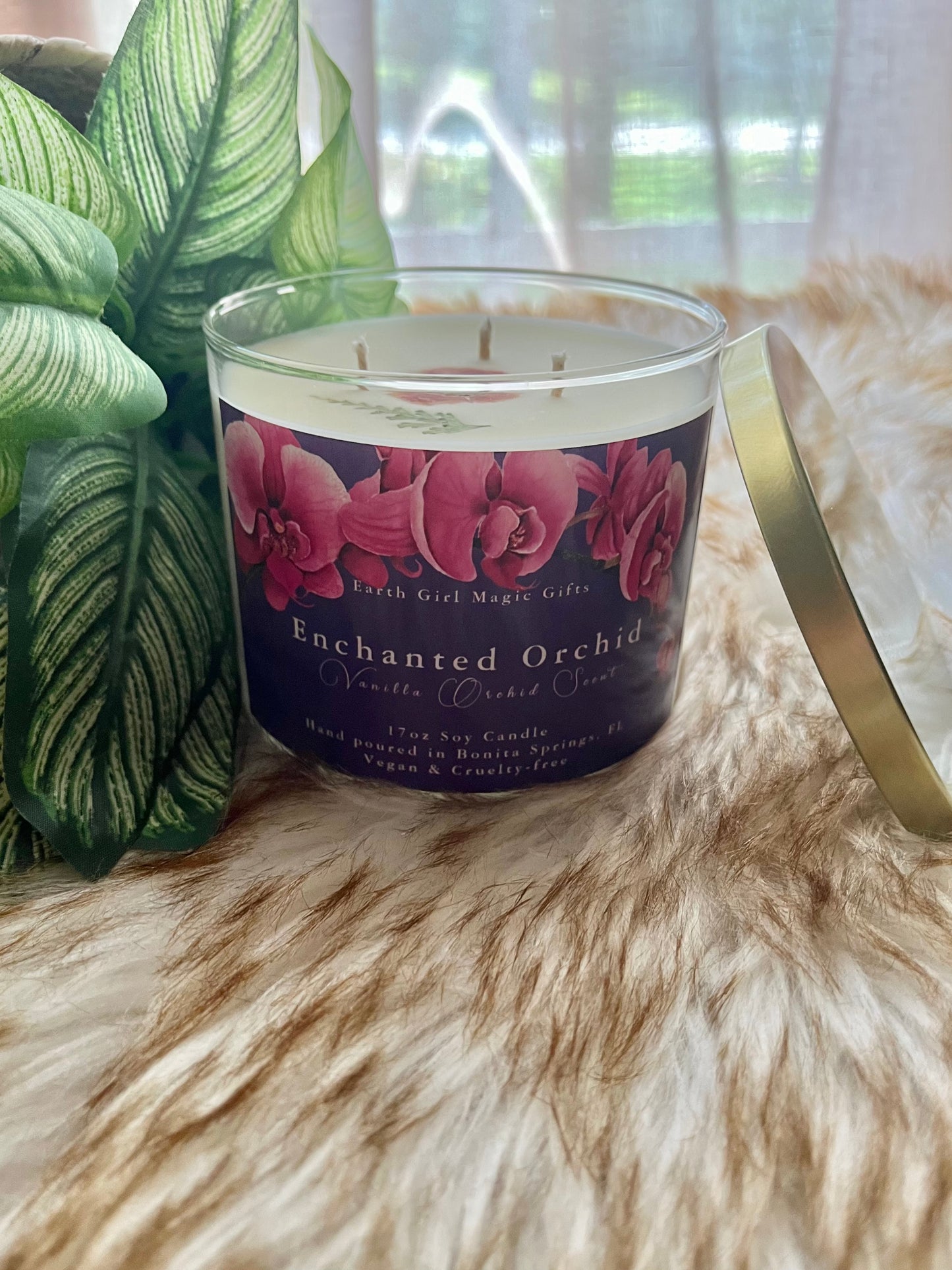 Enchanted Orchid 17oz Soy Candle