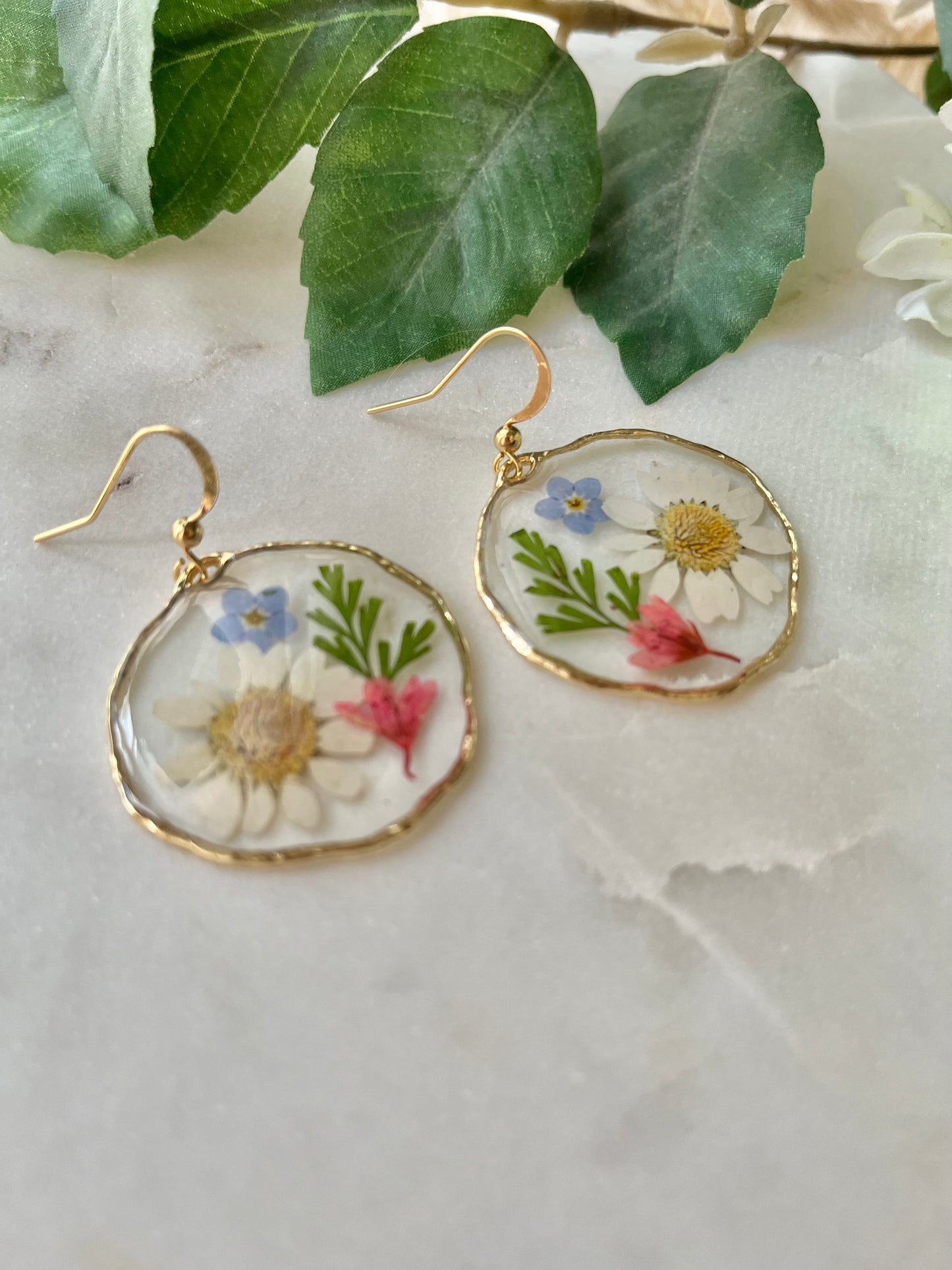 The Bouquet Collection of Resin Flower Earrings