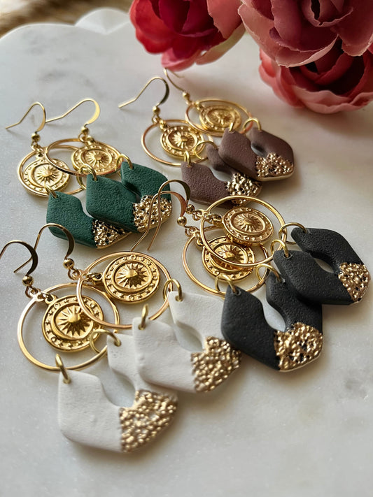 The Astra Collection of Clay Earrings