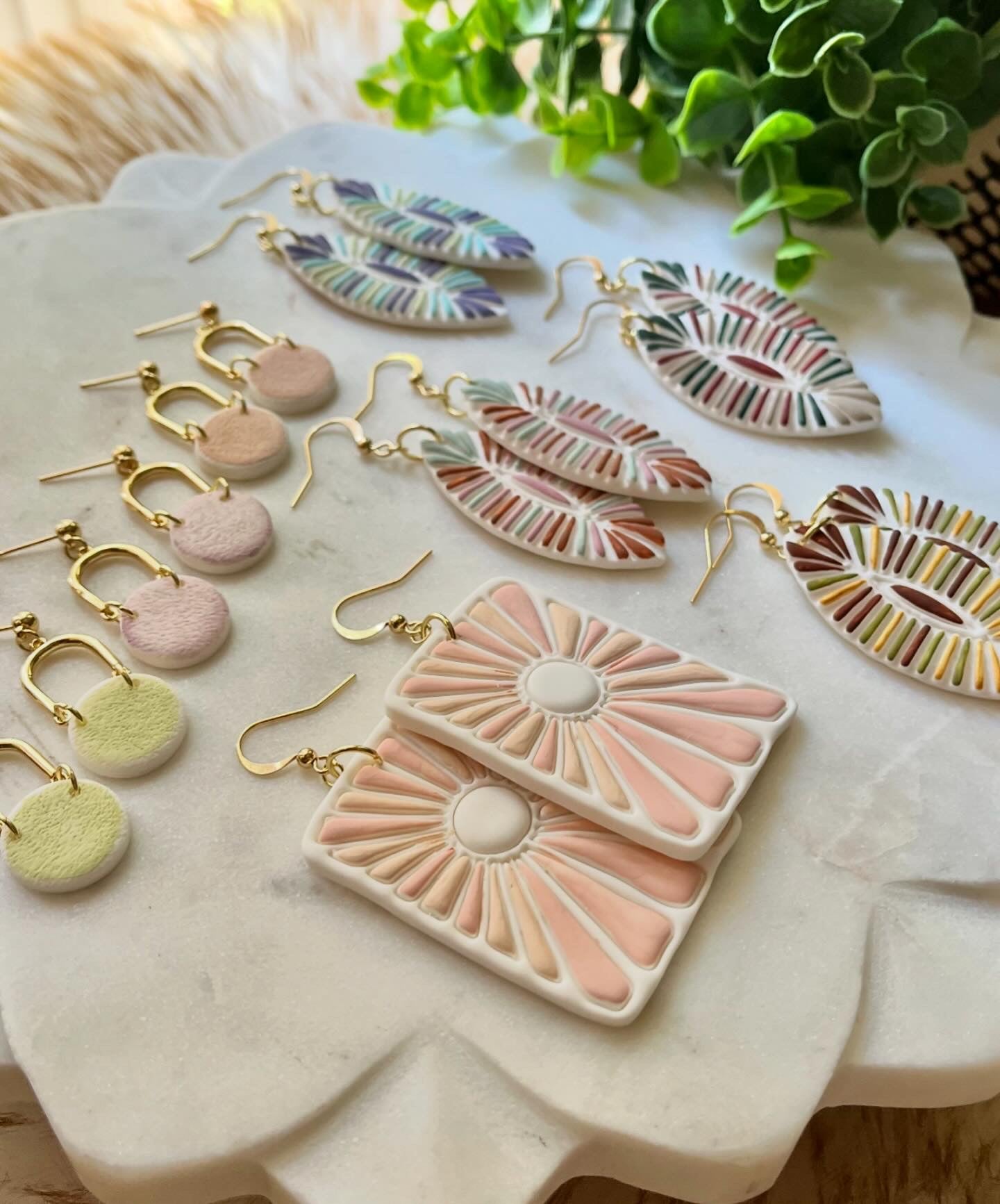 The Artisan’s Palette Collection of Clay Earrings