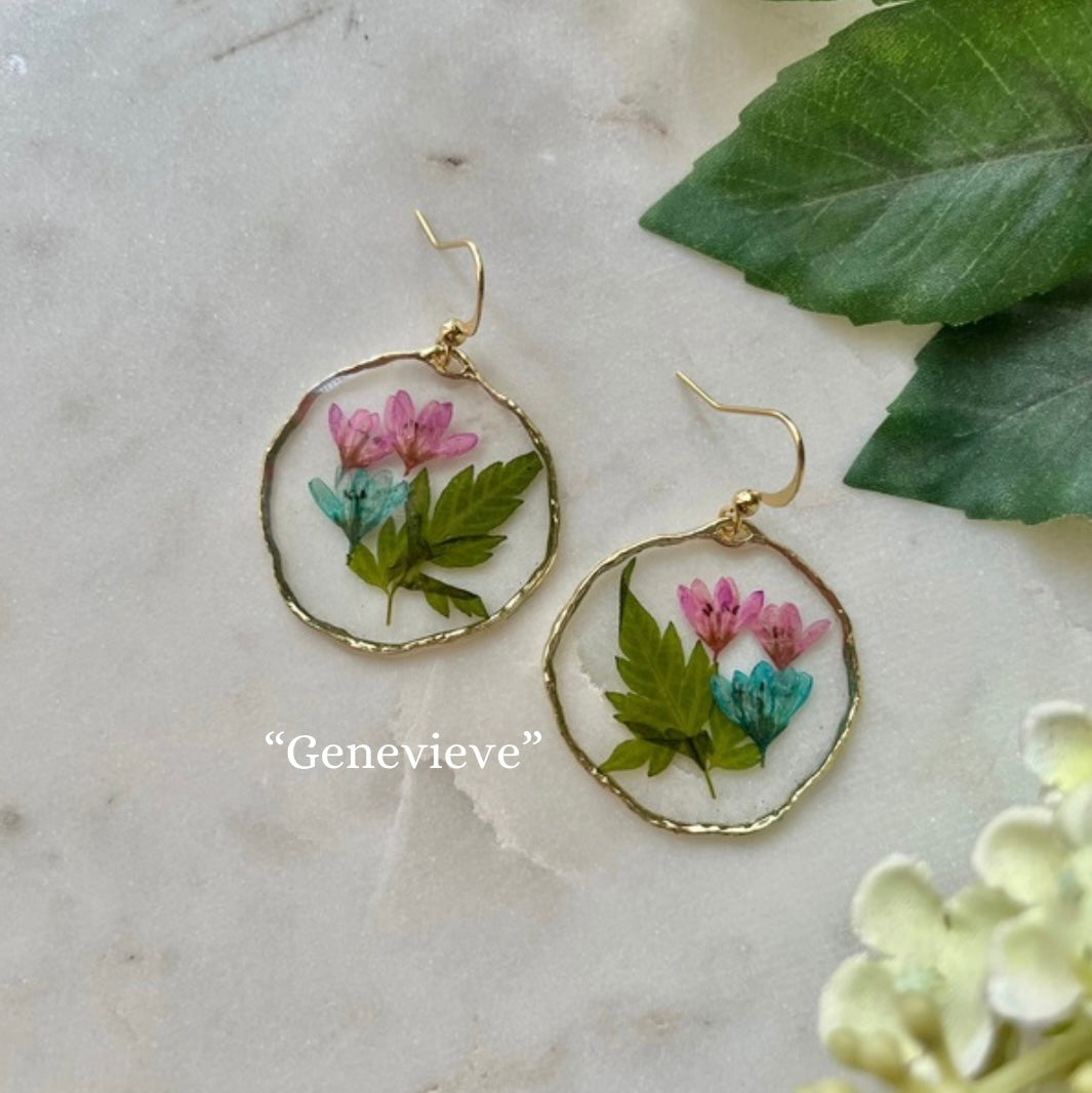 The Bouquet Collection of Resin Flower Earrings